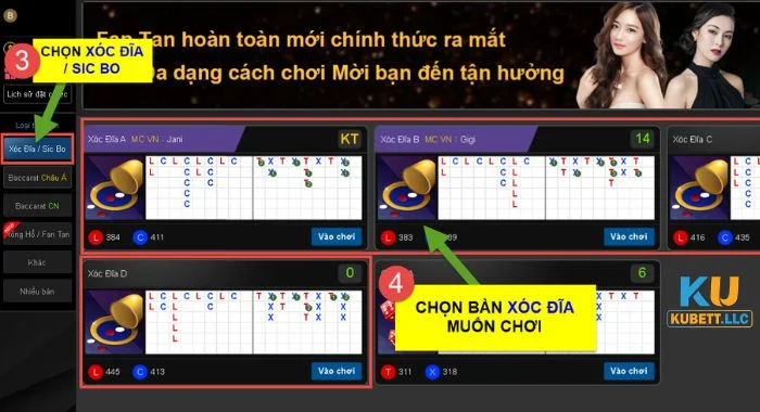 Xóc Đĩa Kubet Cách chơi cá cược tại xóc đĩa Kubet