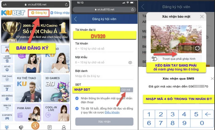 Đăng Ký Kubet Cách đăng ký Kubet app rất dễ hiểu.