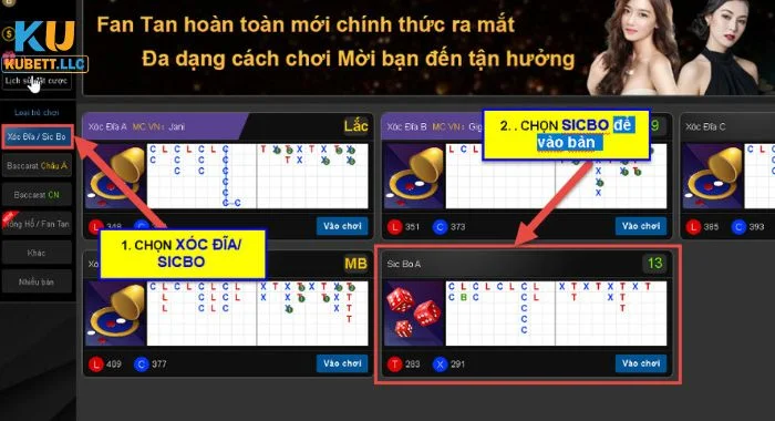 Tài Xỉu Kubet Bet thủ cần nắm rõ luật chơi tài xỉu Kubet.