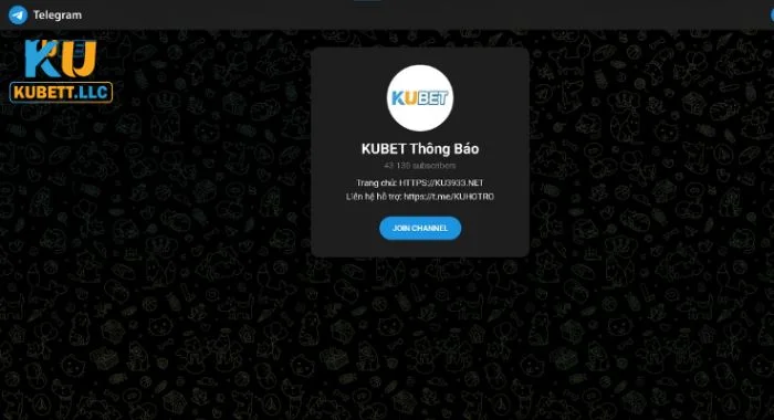 Liên hệ Kubet Liên hệ Kubet qua kênh Telegram.