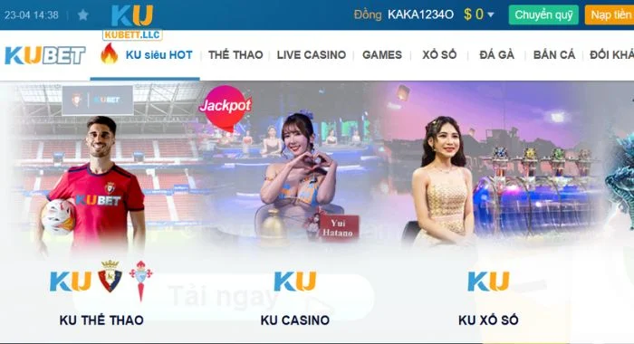 KUBET Sảnh Ku Casno siêu HOT