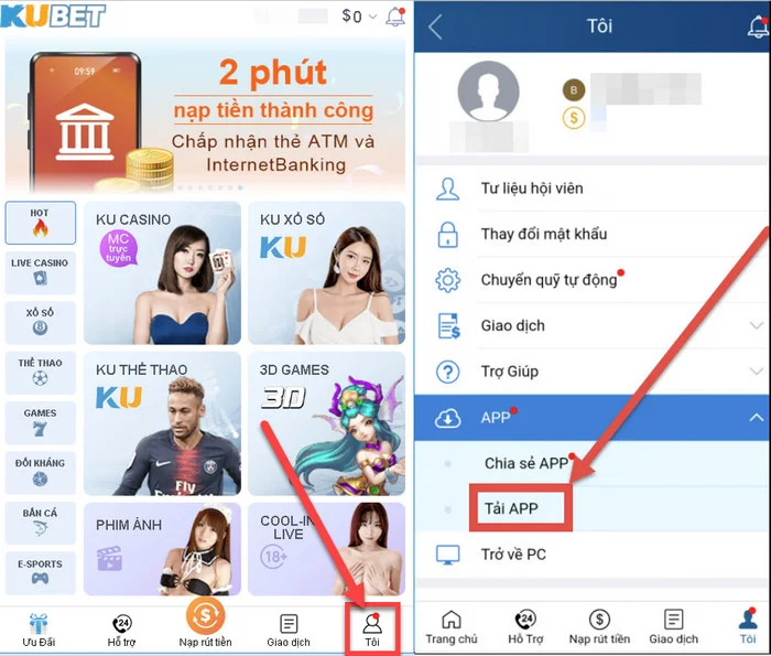 Hướng Dẫn Kubet Hướng dẫn Kubet giúp tải app về máy hoàn toàn miễn phí.