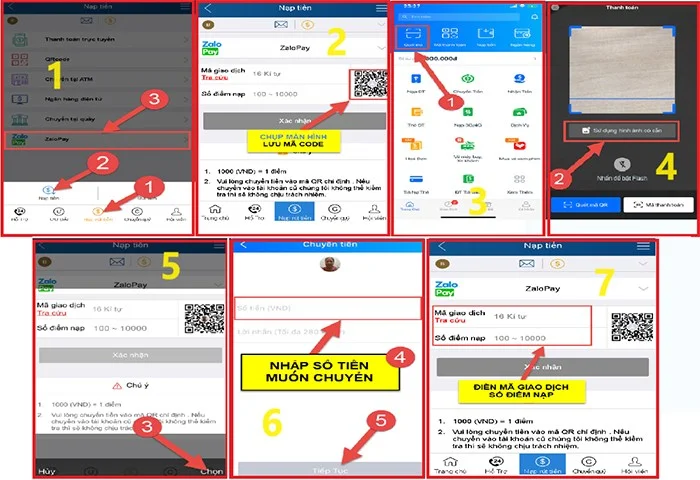 Nạp Tiền Kubet Thực hiện thanh toán qua Zalo Pay